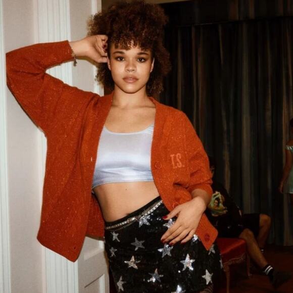 Taylor Swift Showgirl Orange Cable Knit Cardigan Sweater XL/2XL Box Set NEW Rare - Picture 11 of 16